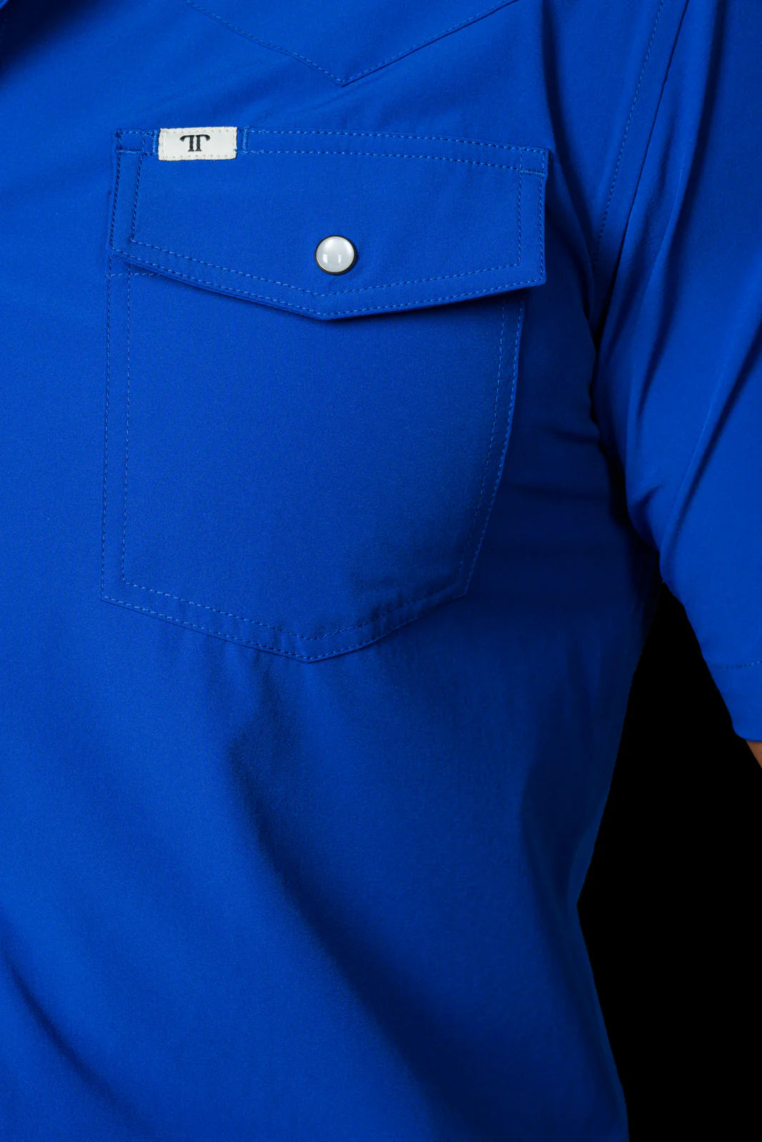 Ferrell CORE - Cobalt Blue Short Sleeve Snap Shirt