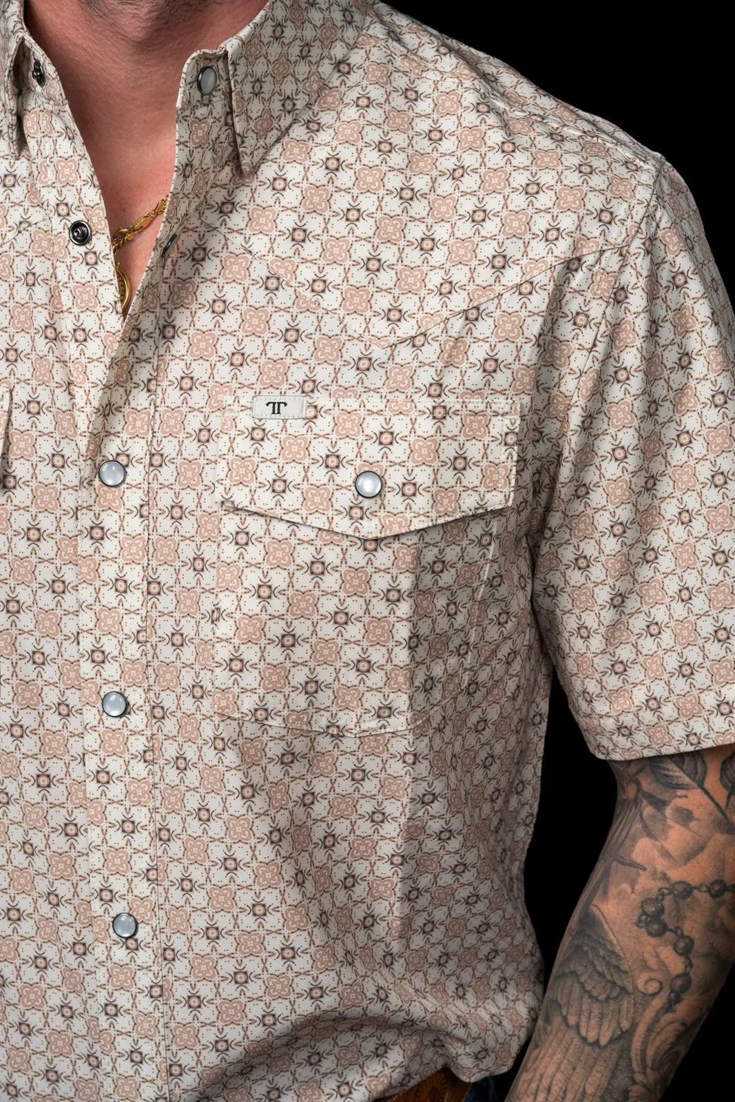 Ferrell | The Callen - Short Sleeve Pearl Snap Shirt