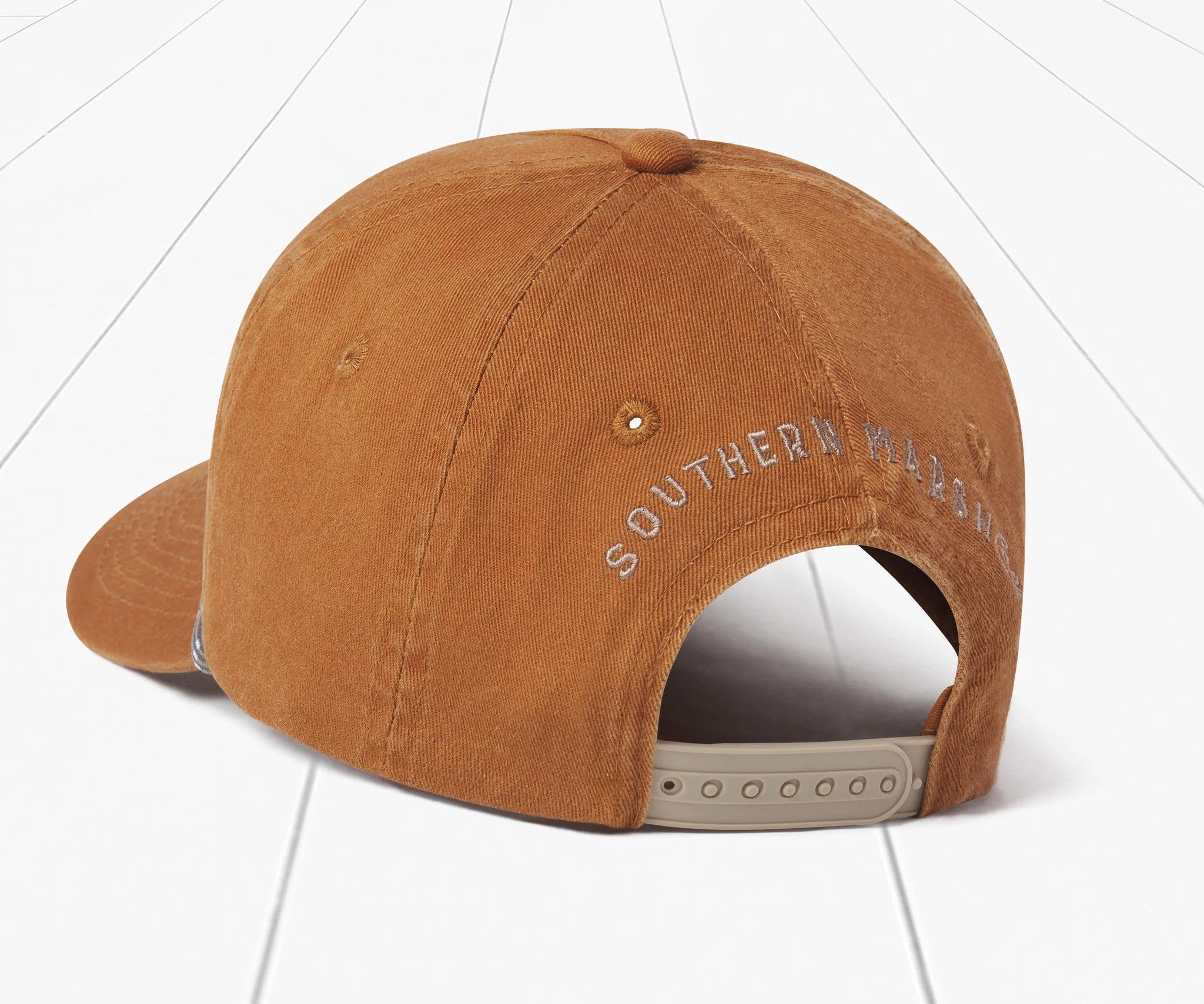 Southern Marsh Camo Duck Ensenada Rope Cap - Burnt Orange