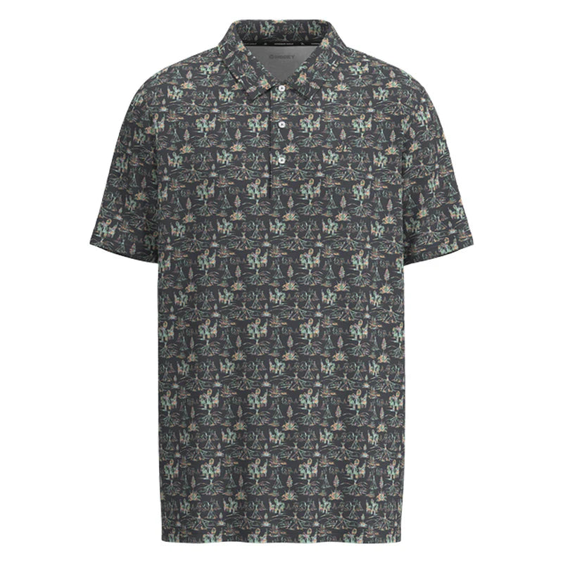 Hooey Men's "The Weekender" Polo in Charcoal