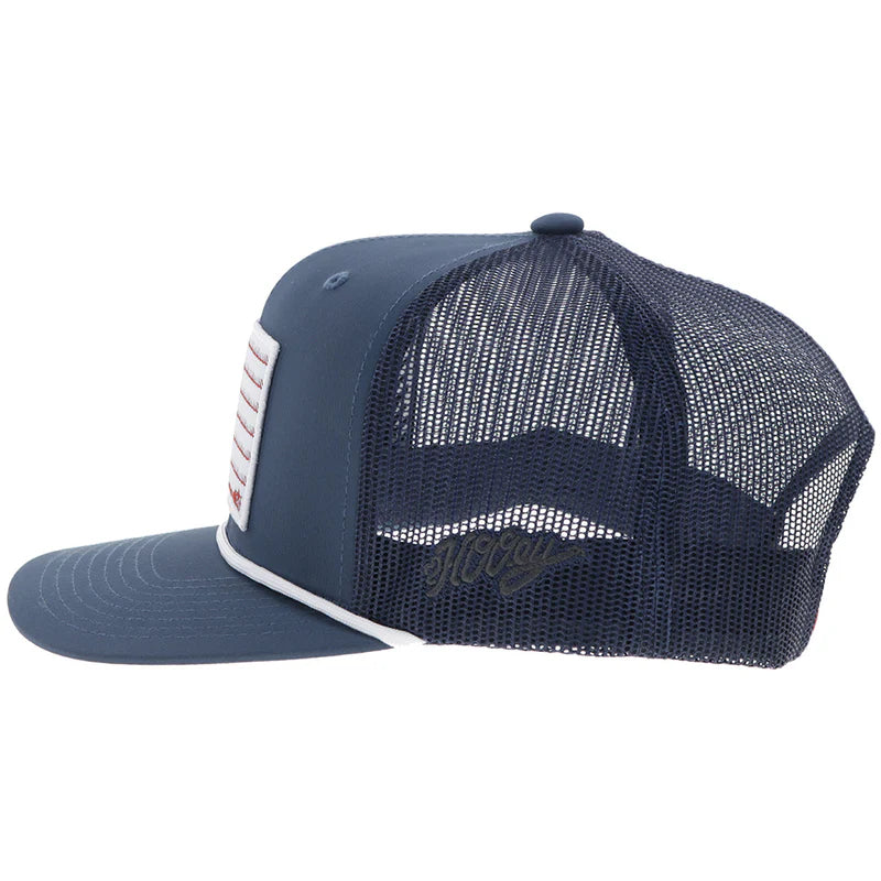 Hooey Liberty Roper 1779 Navy Cap