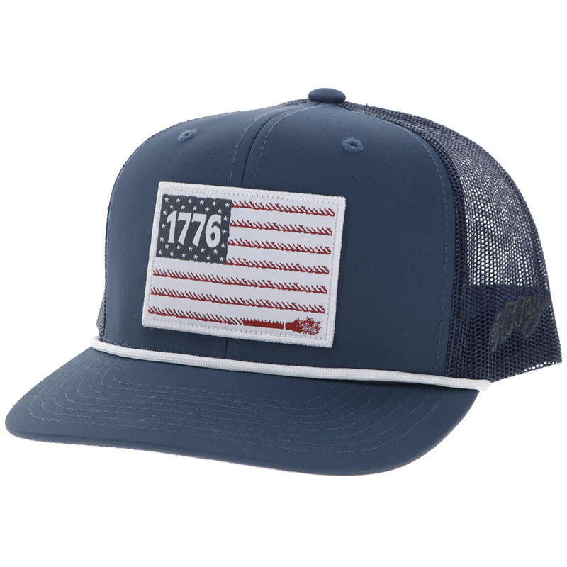 Hooey Liberty Roper 1779 Navy Cap