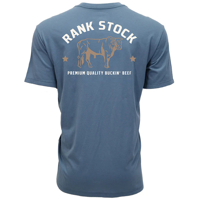 Men's Hooey Charbray" T-shirt in Dark Denim