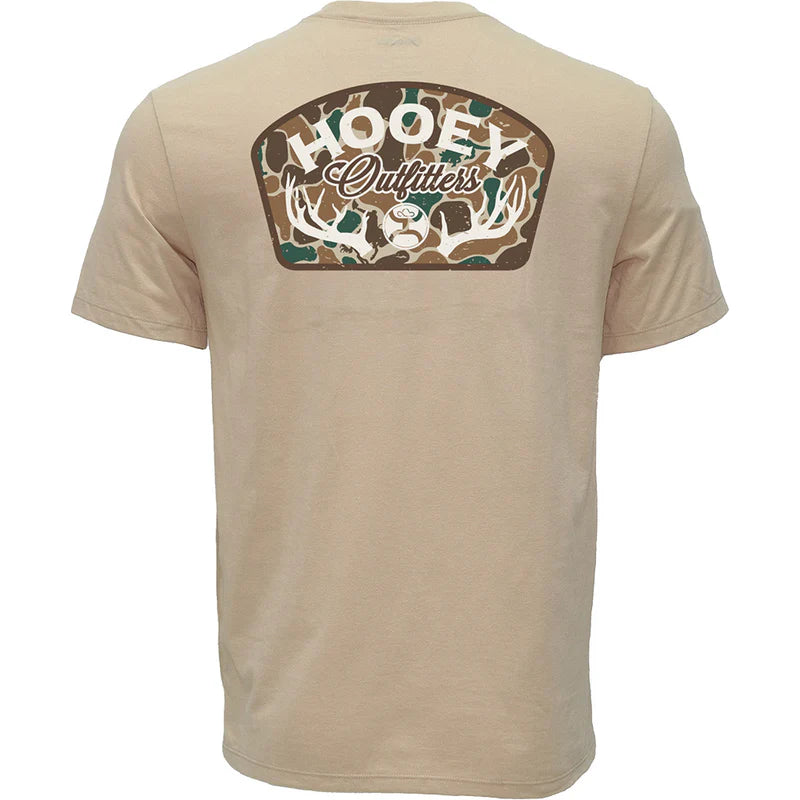 Men's Hooey 'Outfitters" T-shirt in Tan