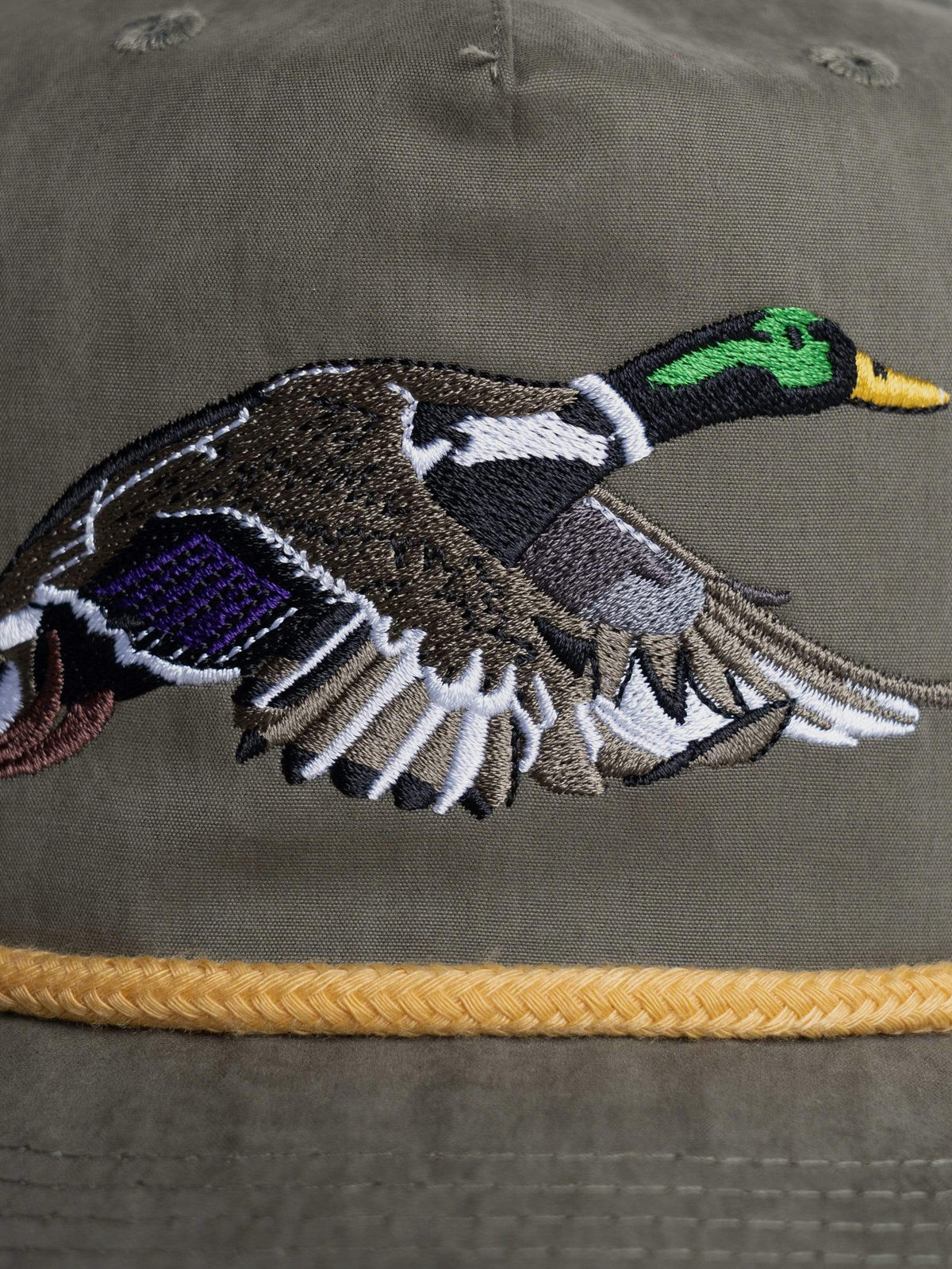 Men's Duck Camp Mallard Hat in Military Green