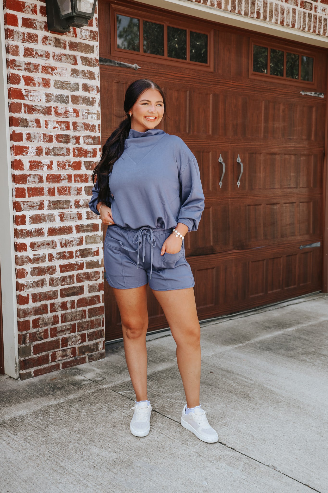 Easy Street Slate Blue Shorts