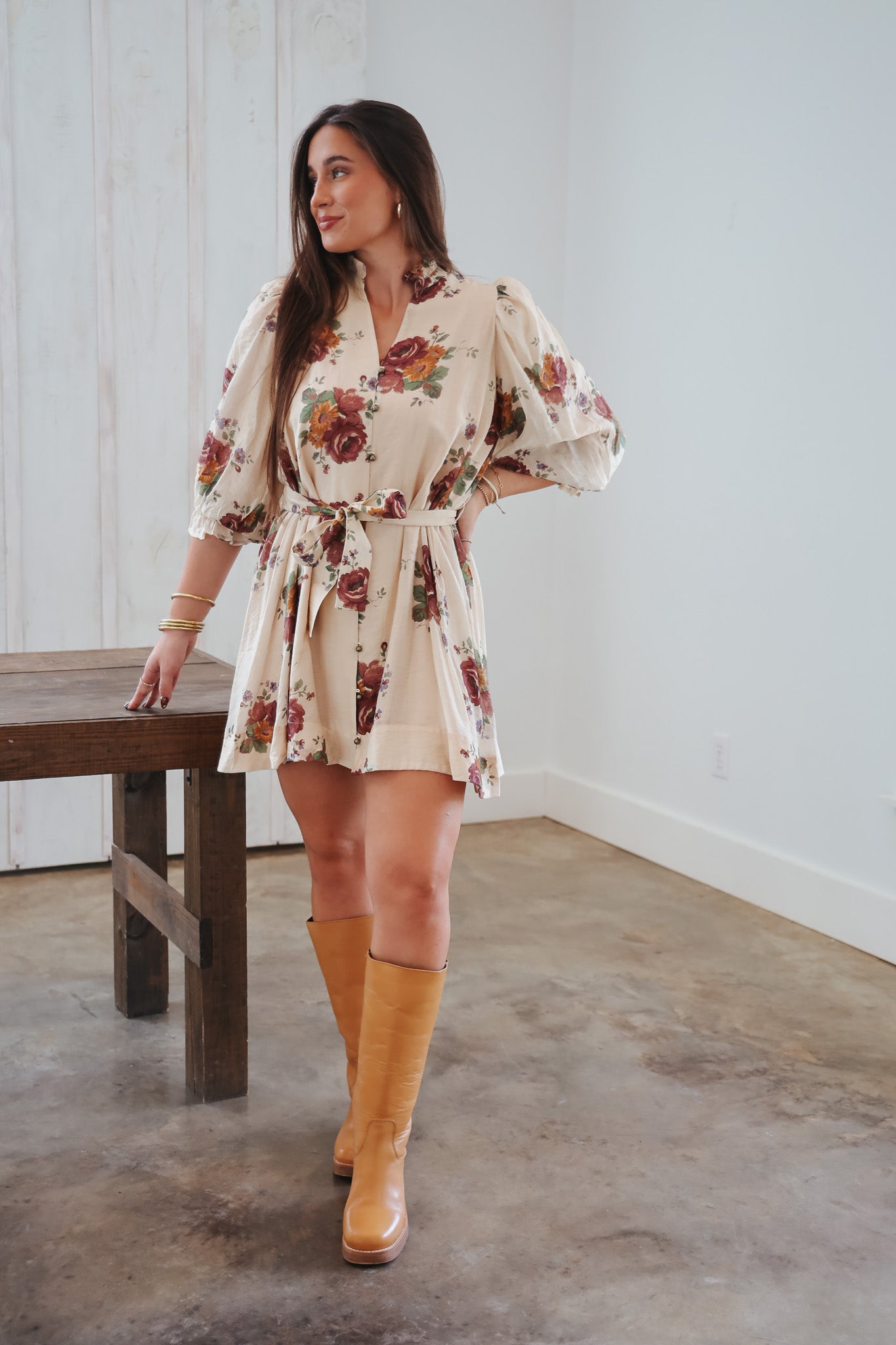 Thinking About it Floral Dress