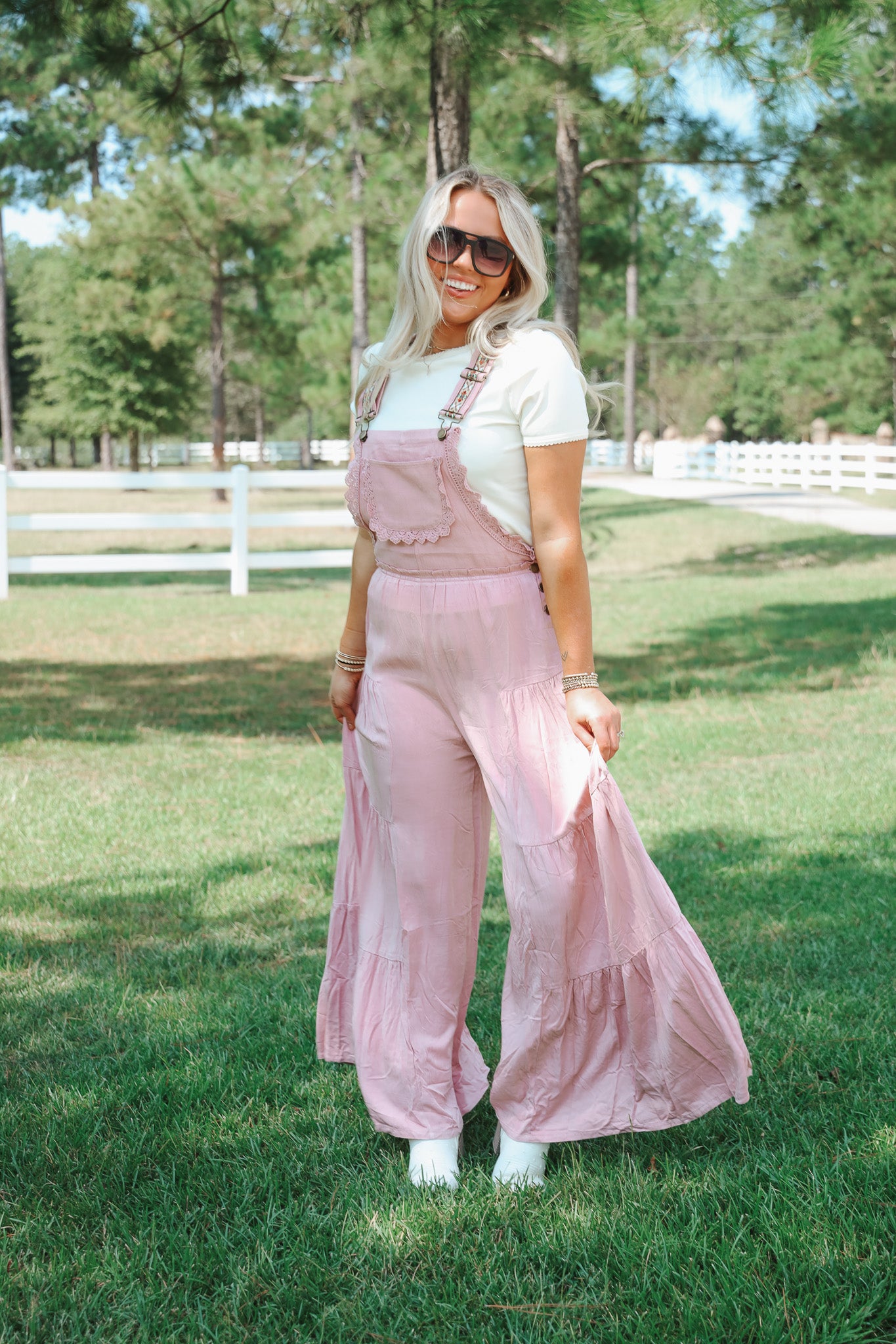 Free & True Turkish Rose Jumpsuit