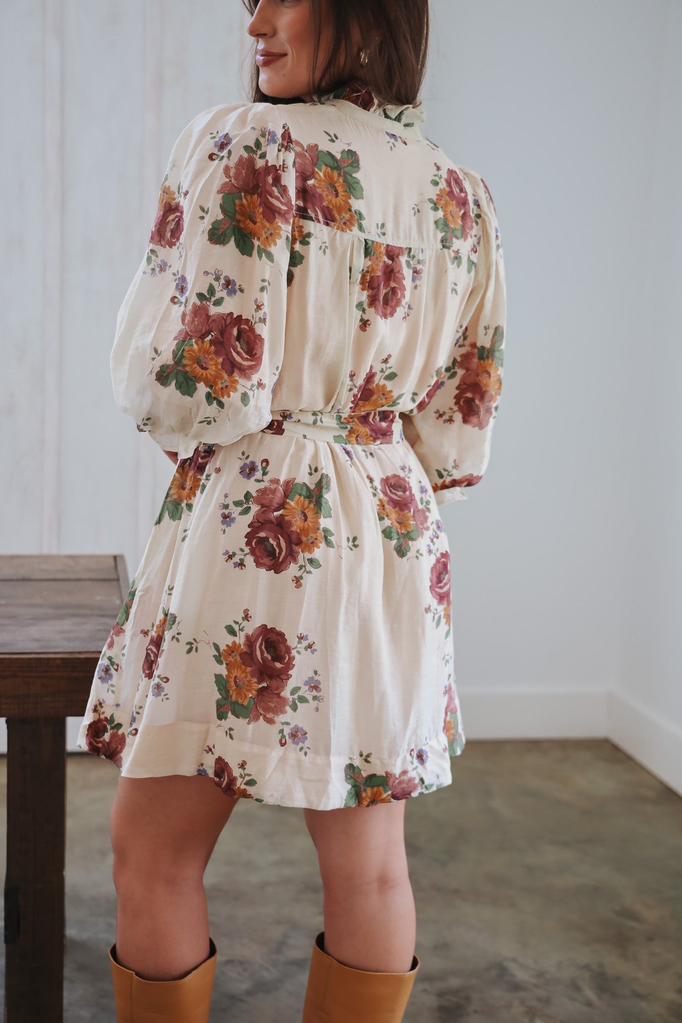 Thinking About it Floral Dress