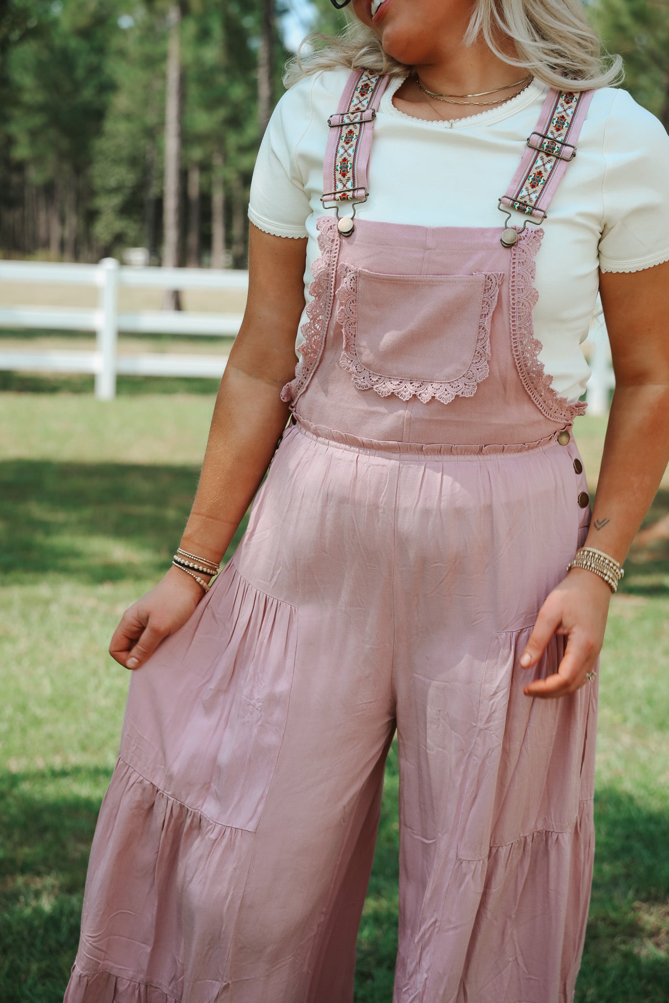 Free & True Turkish Rose Jumpsuit