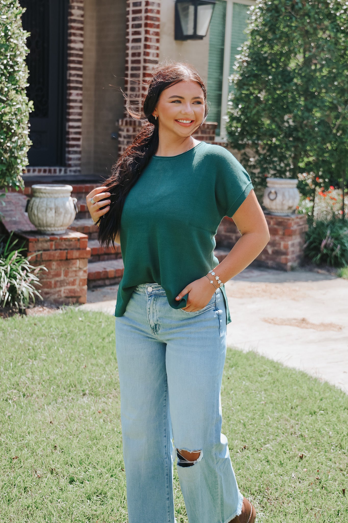 The Tilly High Rise Crop Wide Leg Jeans