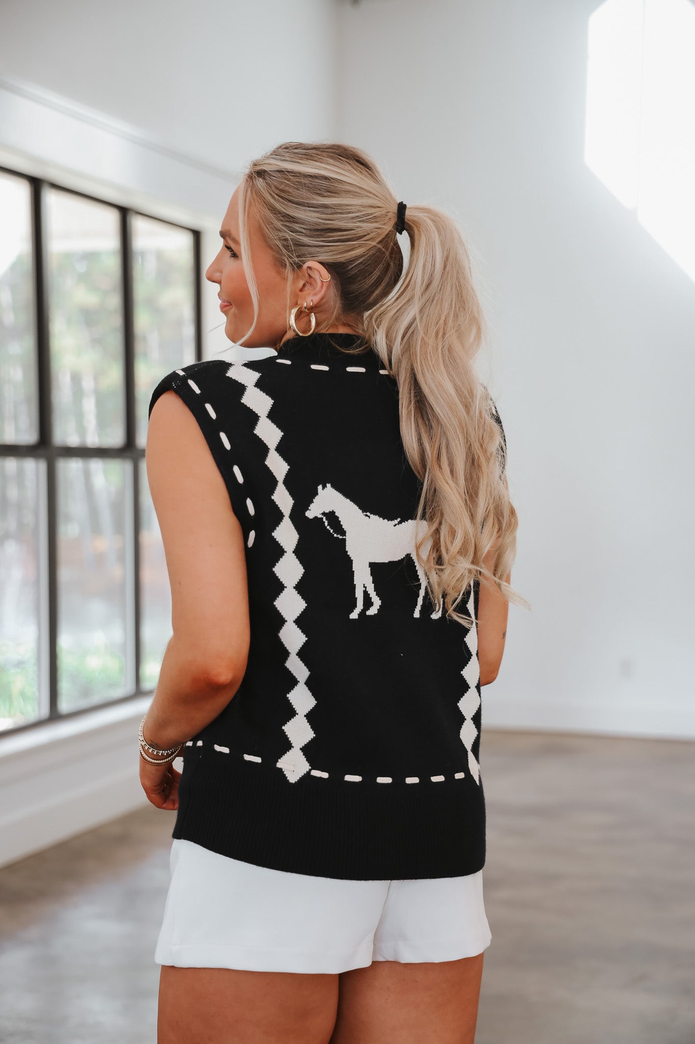 Holding the Reins Black Top