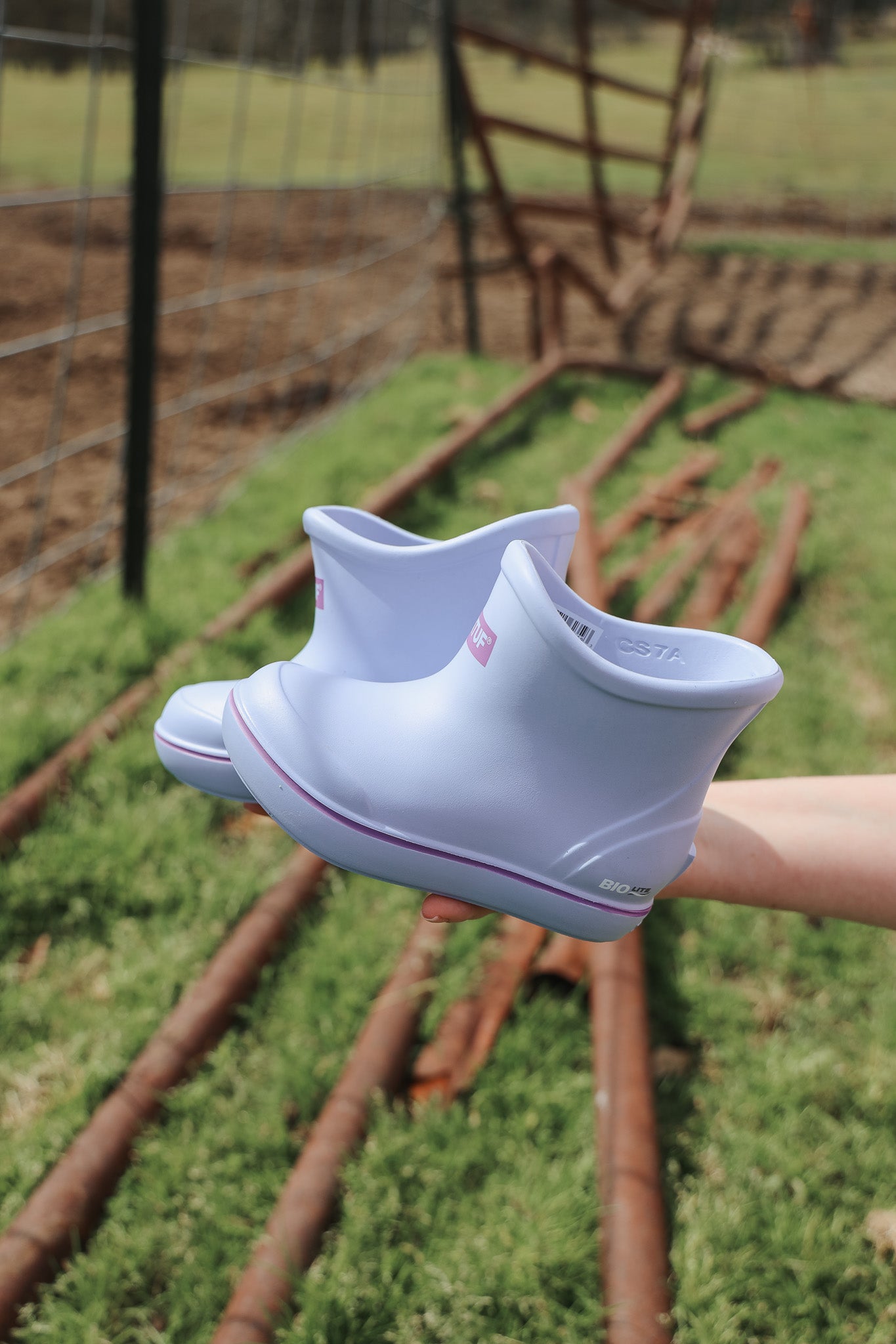 Big Kid's TUFS Light Blue Ankle Deck Boot