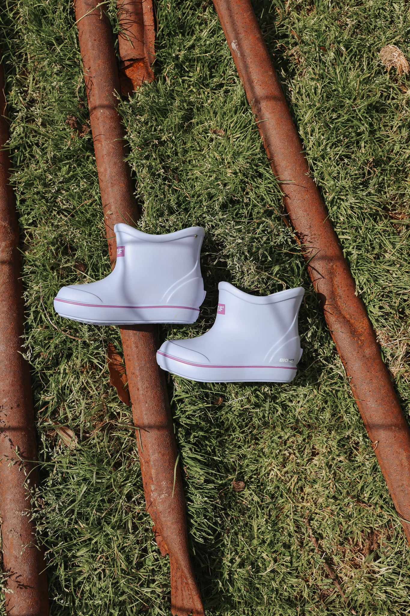 Big Kid's TUFS Light Blue Ankle Deck Boot