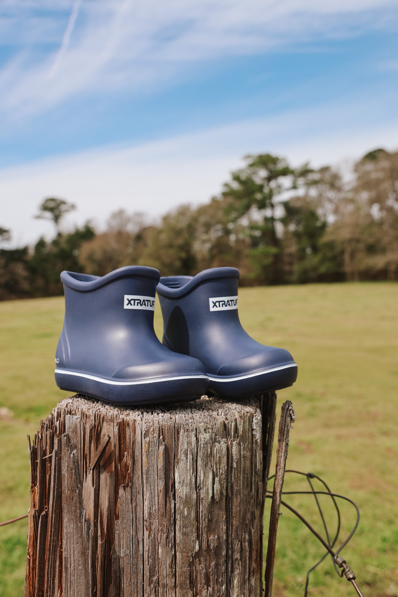 Big Kid's TUF Navy Ankle Deck Boot