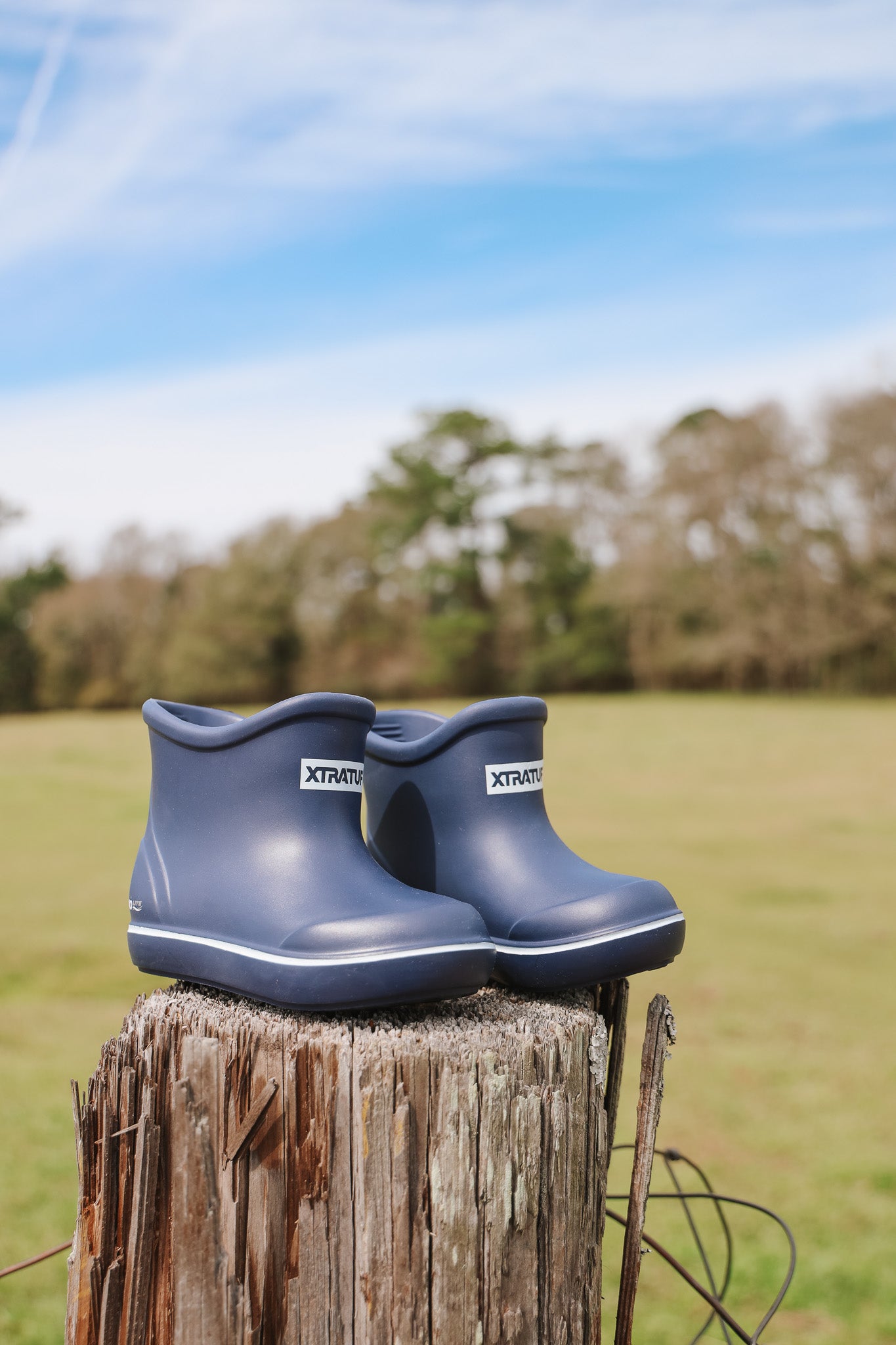 Little Kid's TUFS Navy Ankle Deck Boot