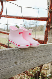 Big Kid's Tufs Pink Ankle Deck Boot
