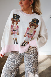 Beary Festive Sequin Sweater