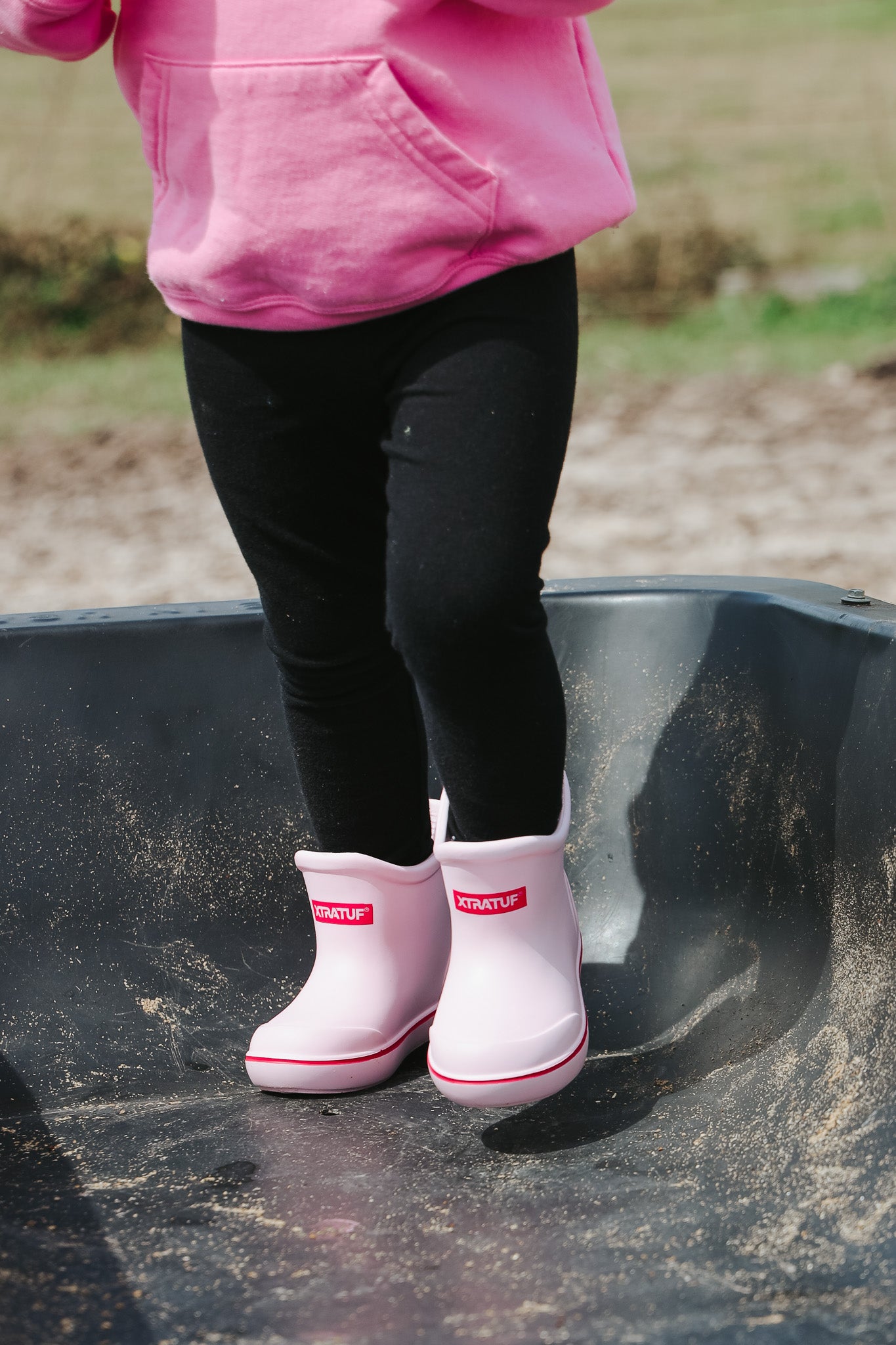 Big Kid's Tufs Pink Ankle Deck Boot
