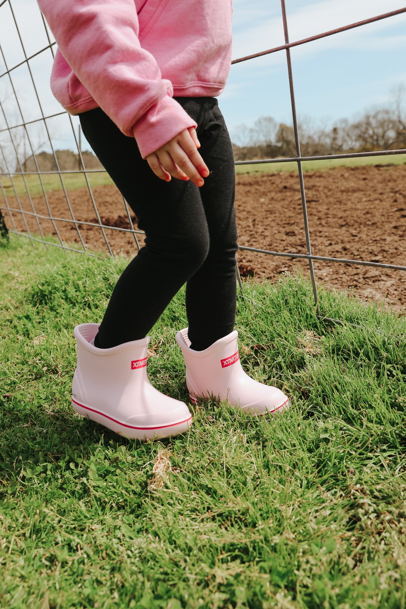 Little Kid's Tufs Pink Ankle Deck Boot