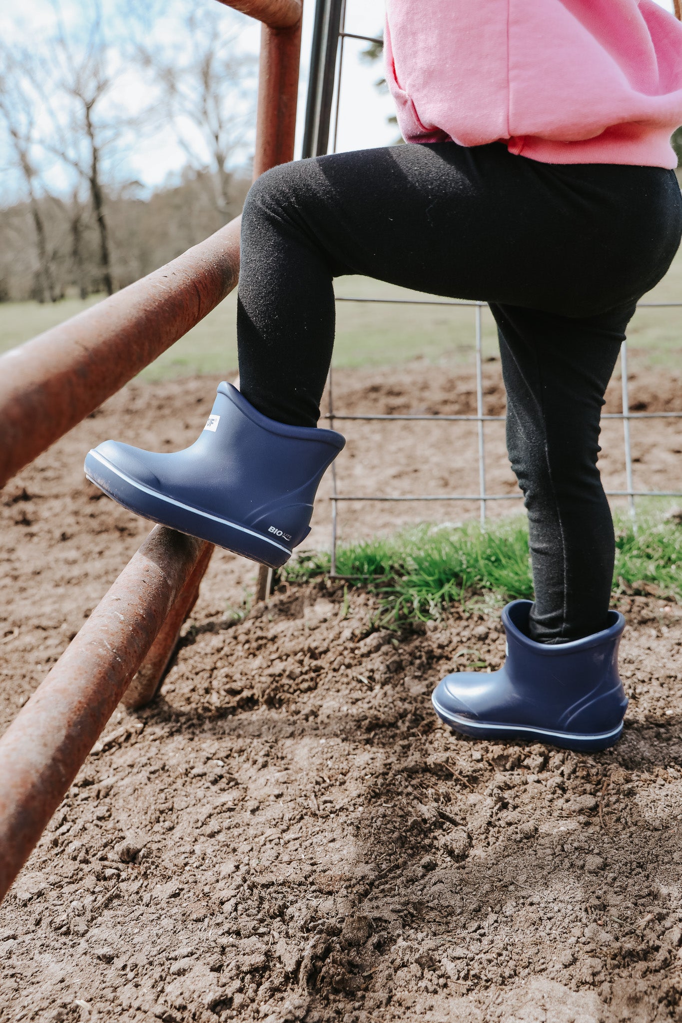 Little Kid's TUFS Navy Ankle Deck Boot
