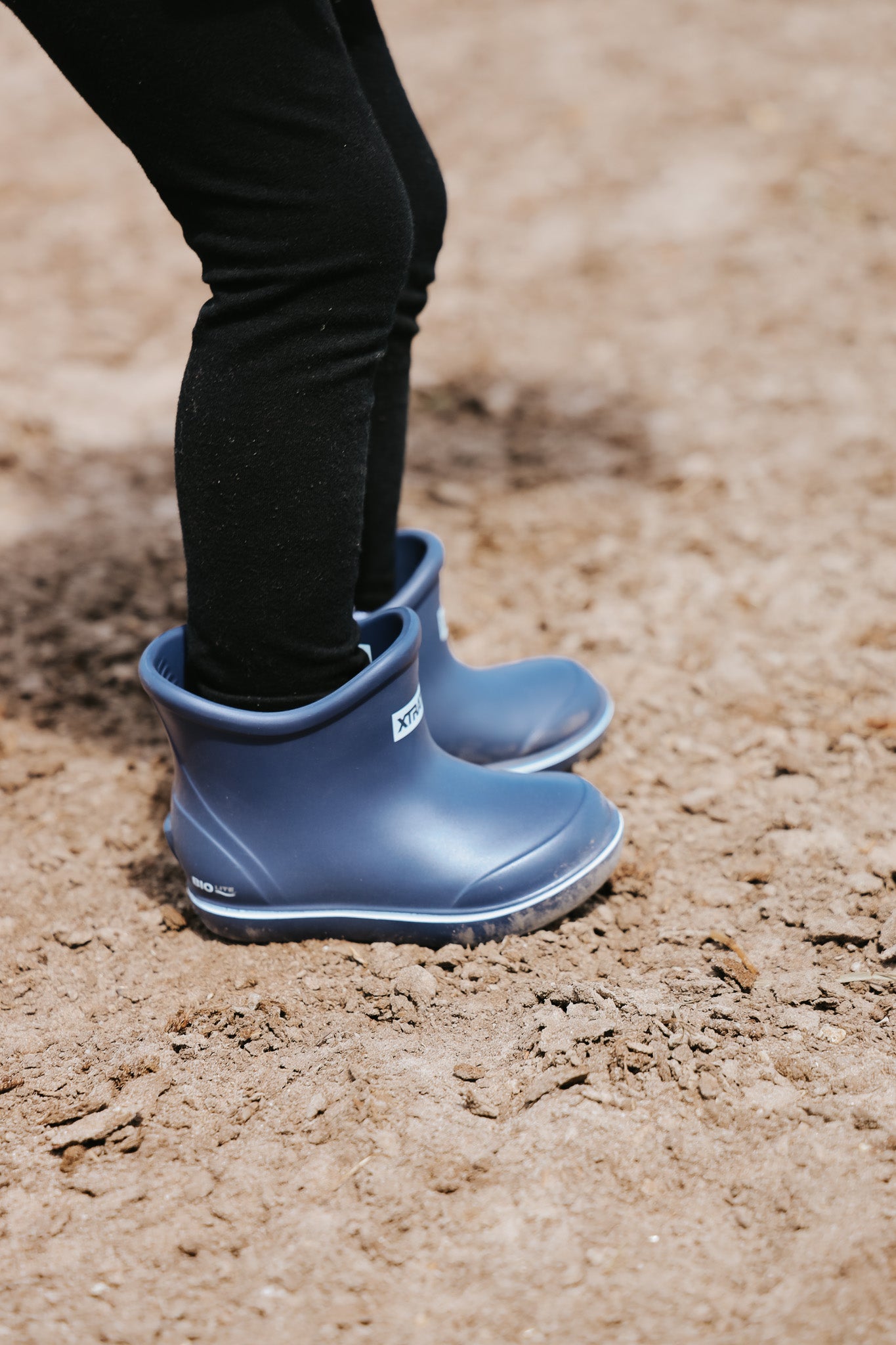 Little Kid's TUFS Navy Ankle Deck Boot