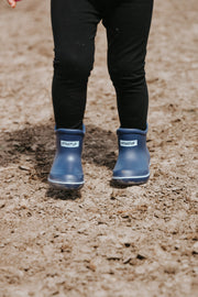 Little Kid's TUFS Navy Ankle Deck Boot
