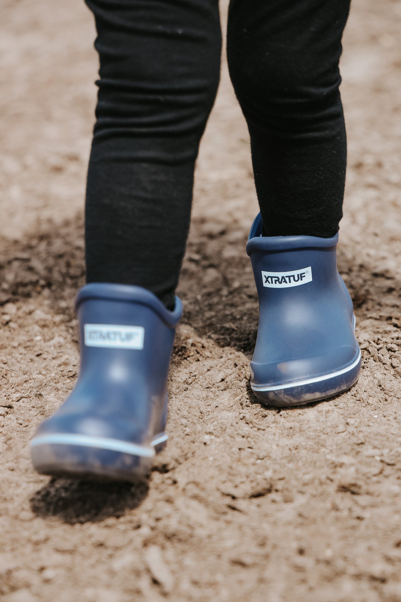 Little Kid's TUFS Navy Ankle Deck Boot