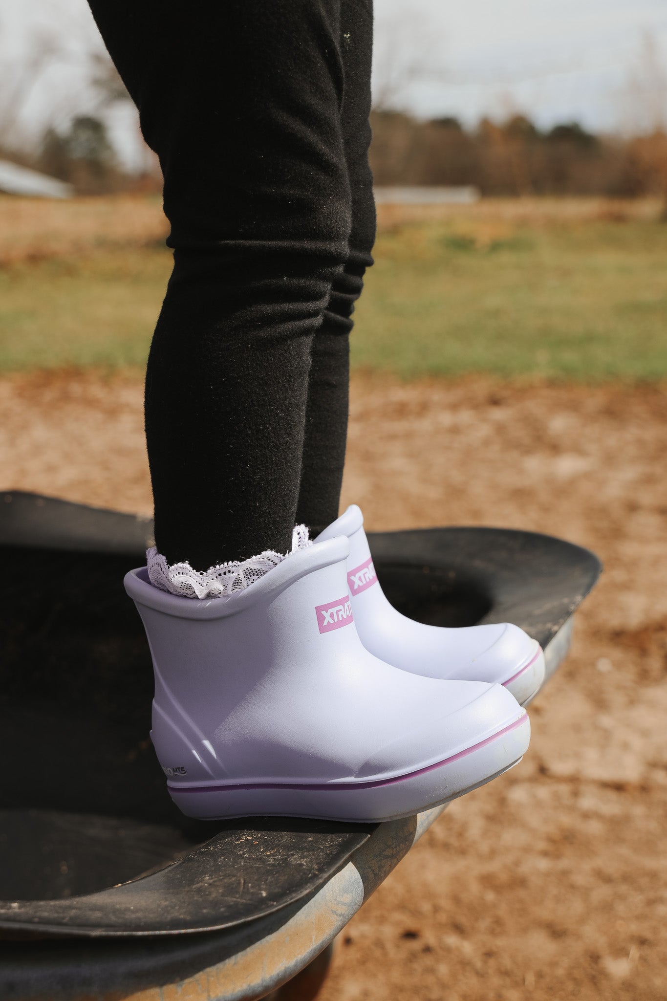 Little Kid's TUFS Light Blue Ankle Deck Boot