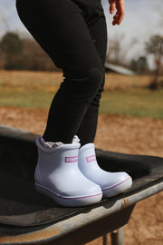 Little Kid's TUFS Light Blue Ankle Deck Boot