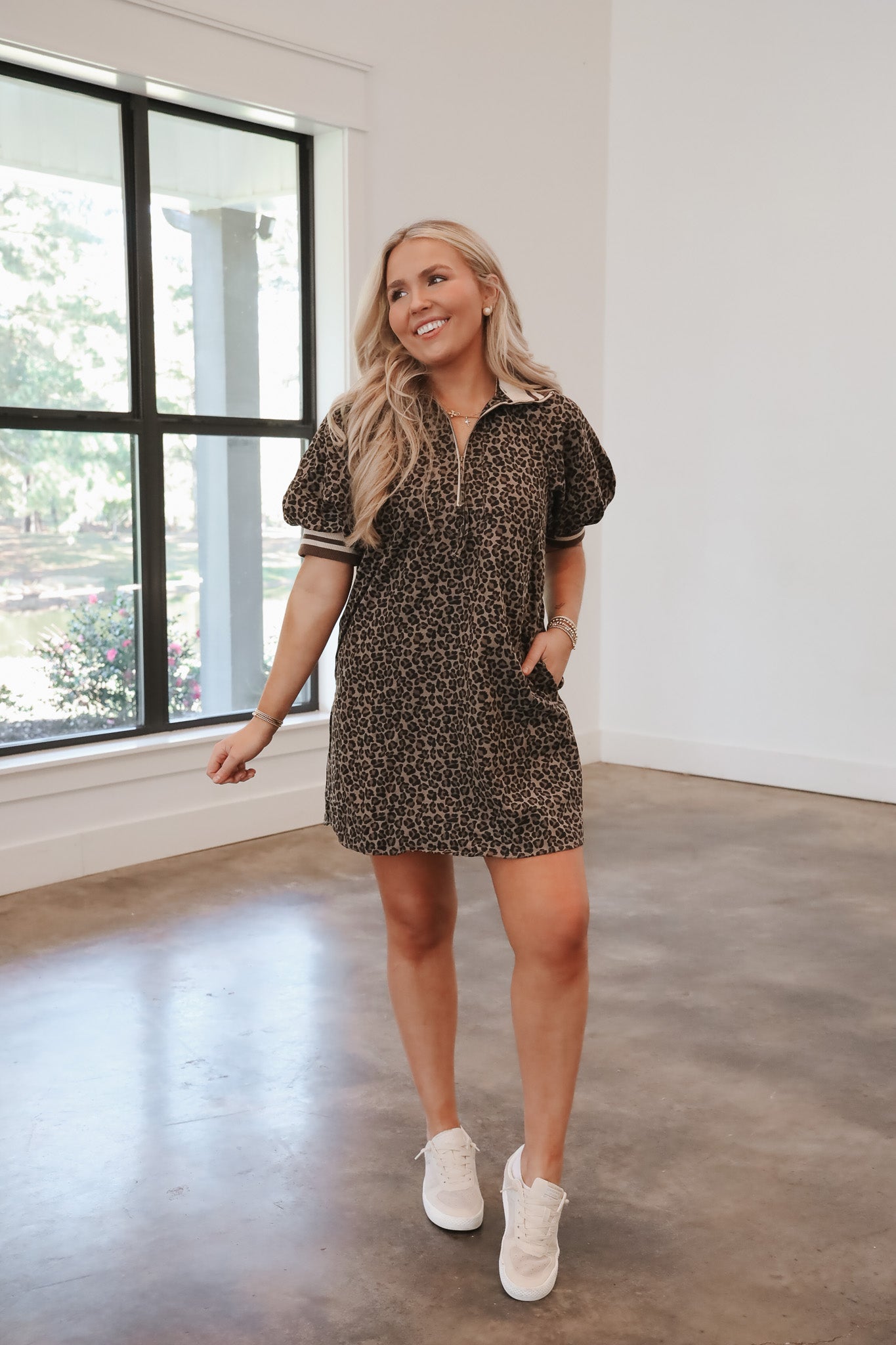 Better in Leopard Mocha Dress