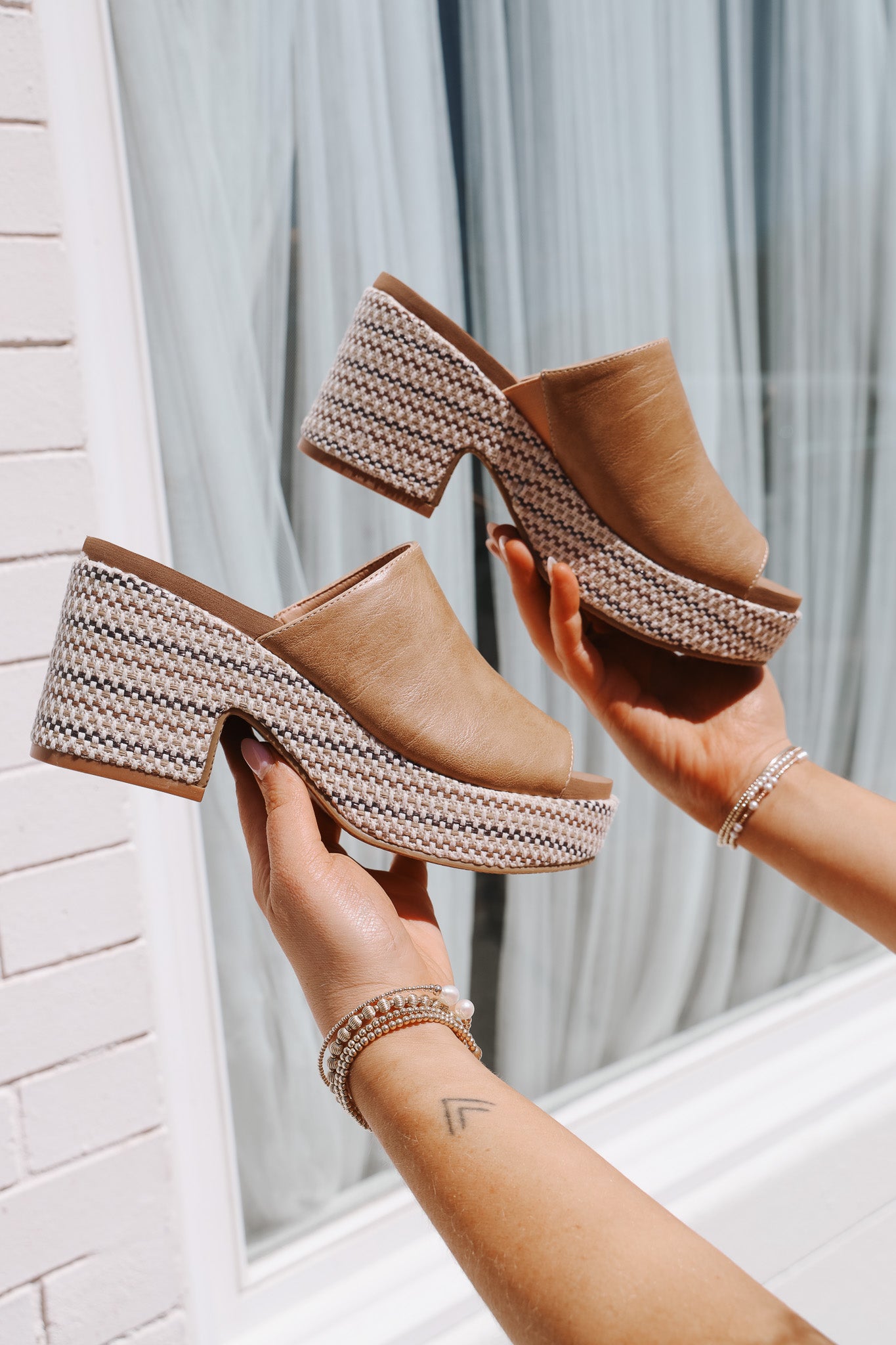 Totally Buggin Caramel Heels