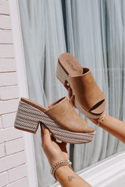 Totally Buggin Caramel Heels