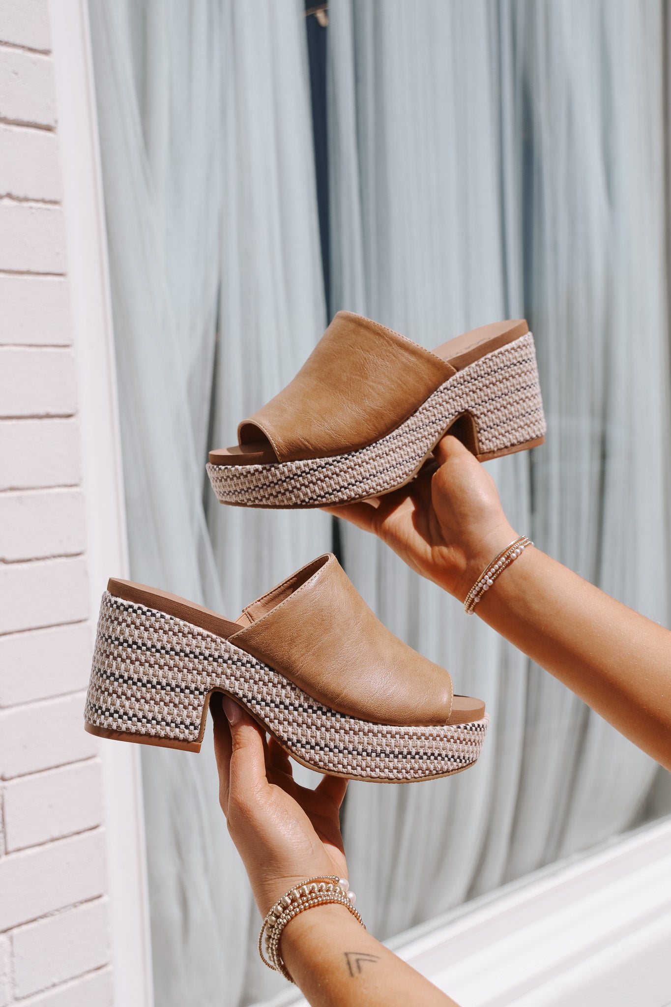 Totally Buggin Caramel Heels