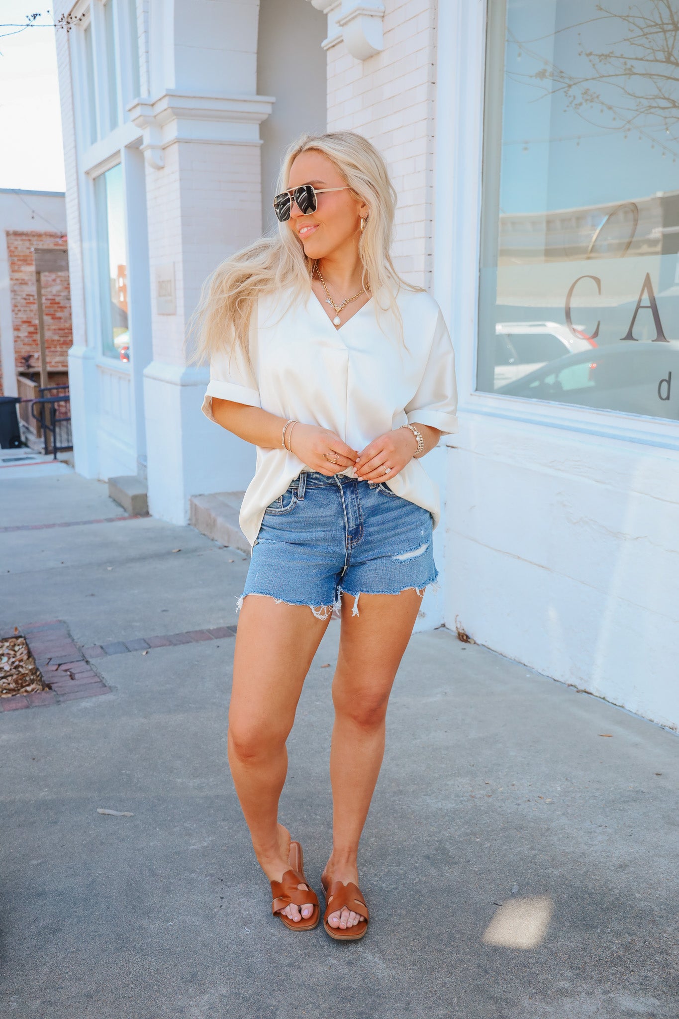 The Rachel High Rise Shorts