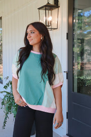 Easy Days Color Block Top