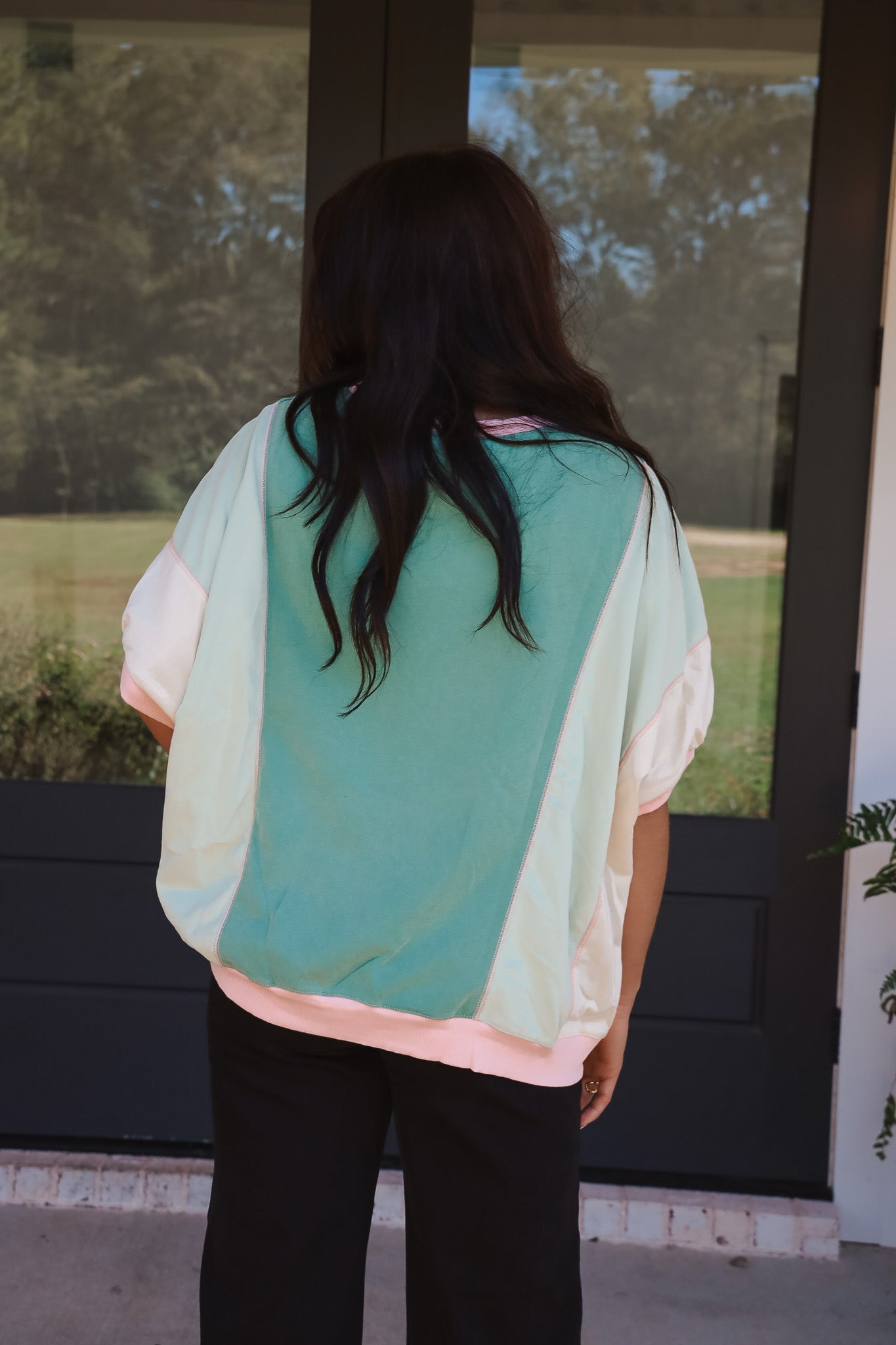 Easy Days Color Block Top