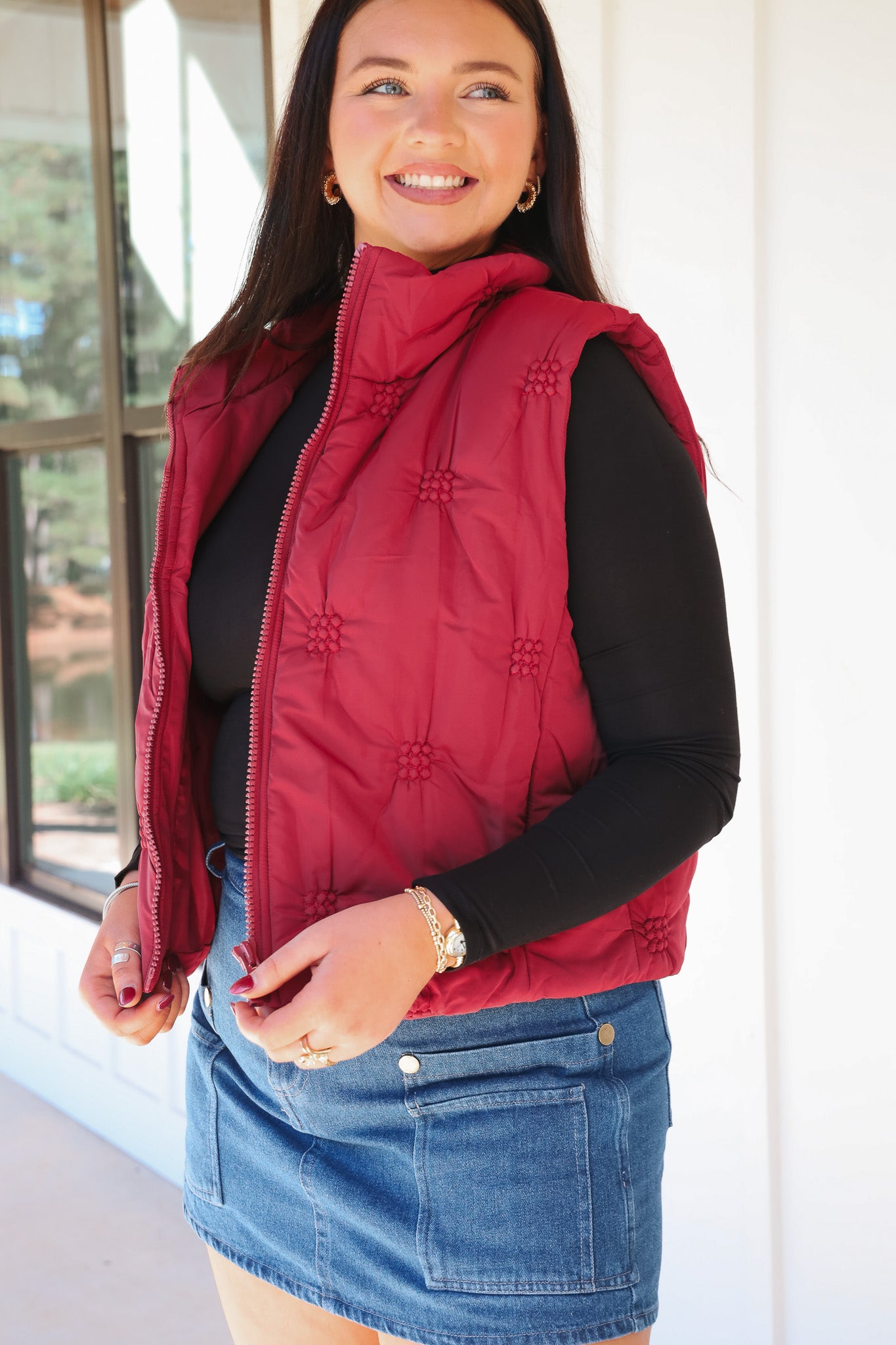 Simply Chic Fitted Top in Black