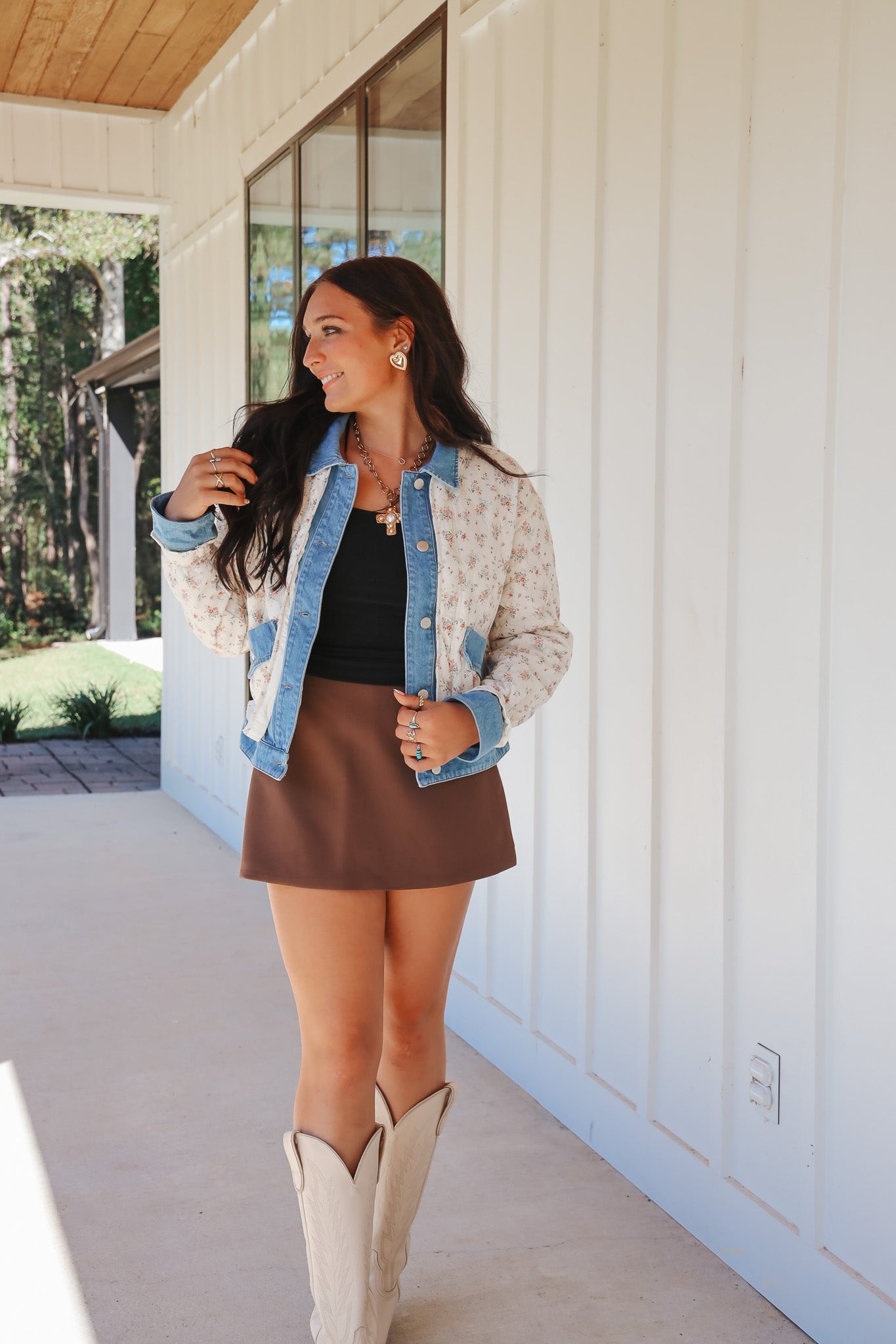 The Skirt of the Season in Chocolate