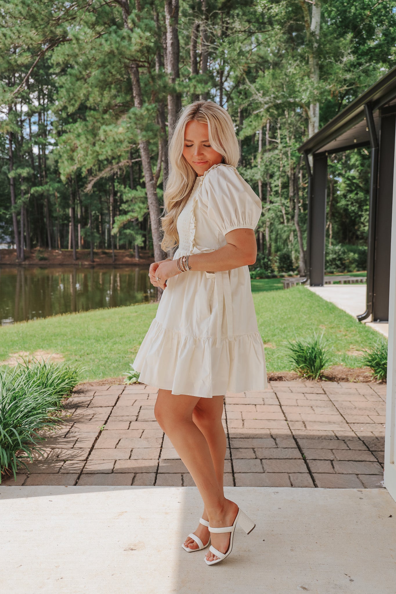 Sunny Views Ivory Dress