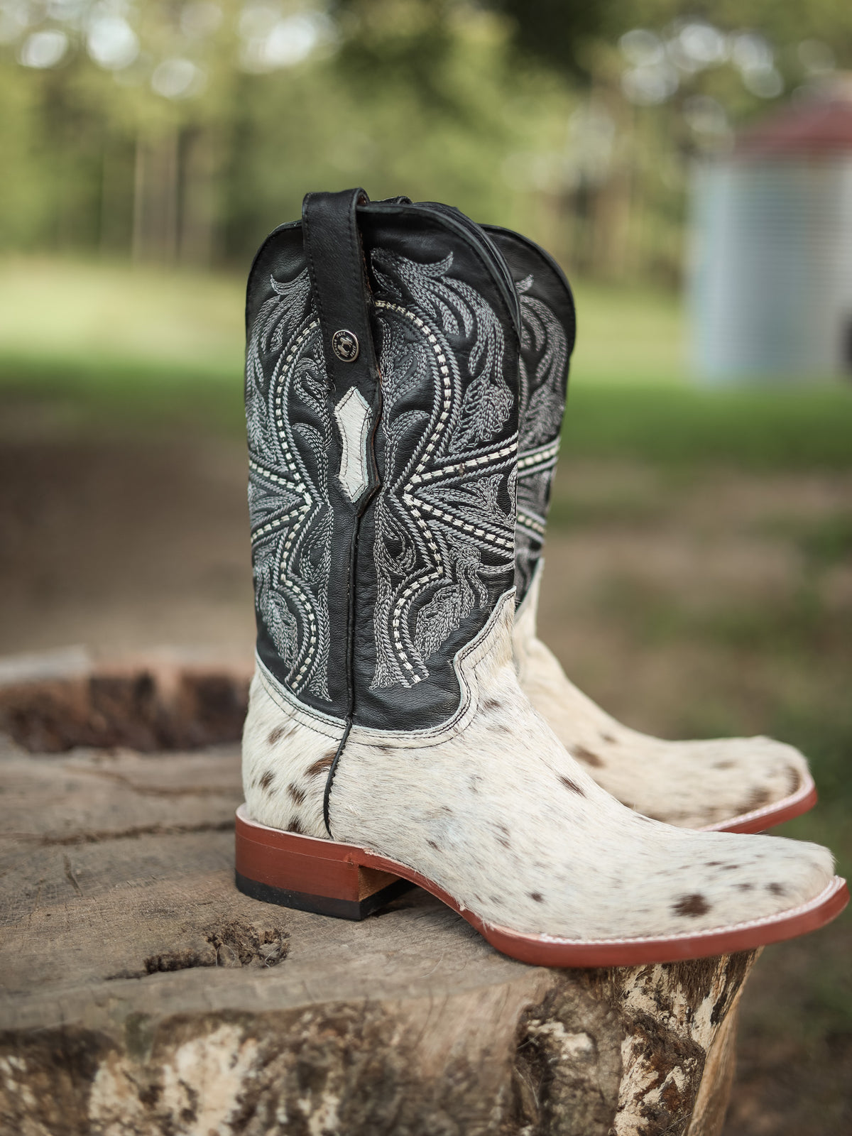 Tanner Mark | Men's Hair On Cowhide Boots