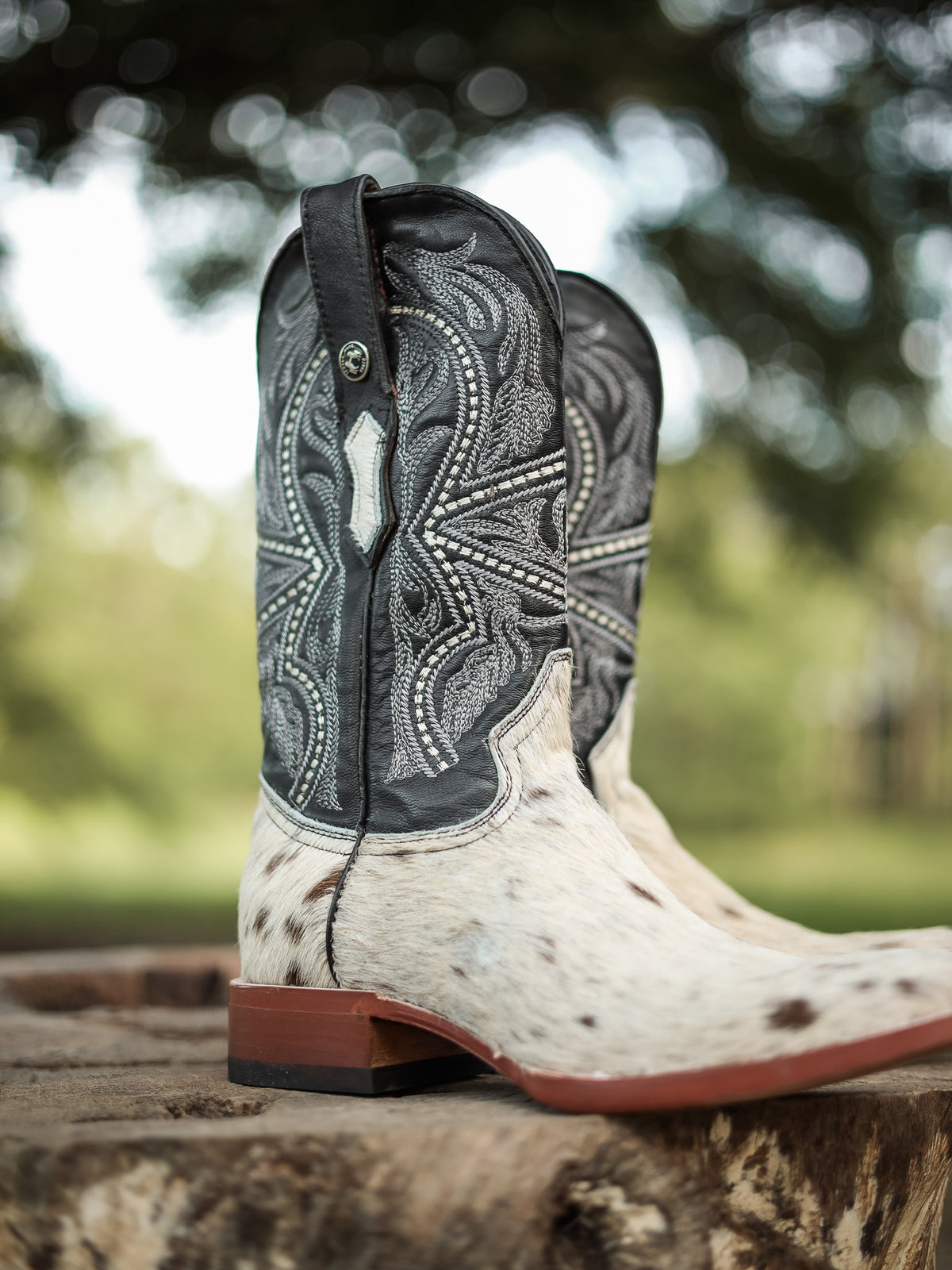 Tanner Mark | Men's Hair On Cowhide Boots