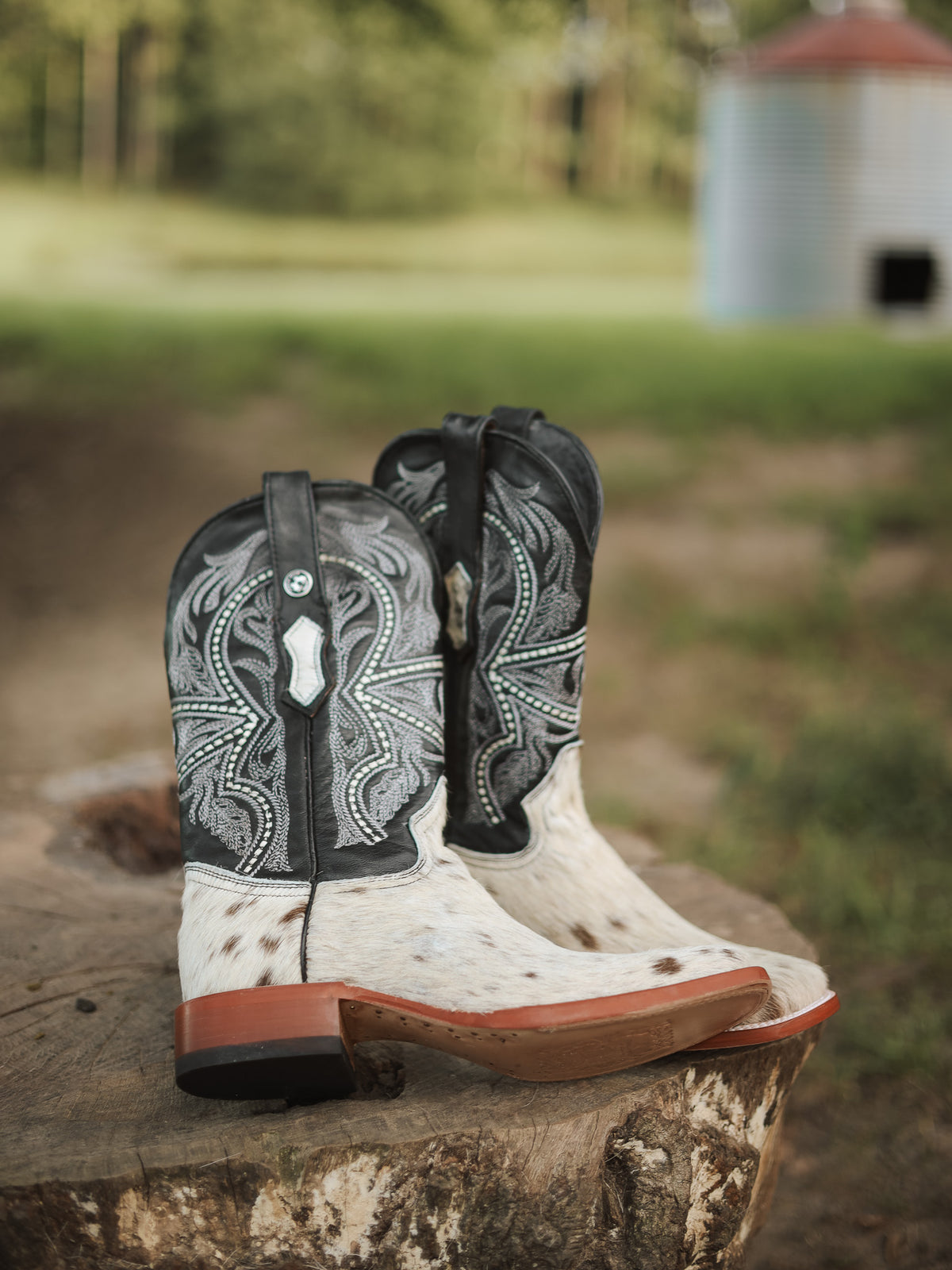 Tanner Mark | Men's Hair On Cowhide Boots