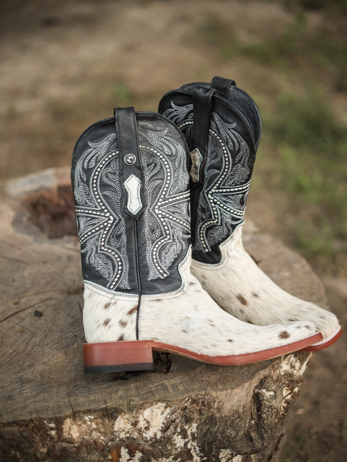 Tanner Mark | Men's Hair On Cowhide Boots