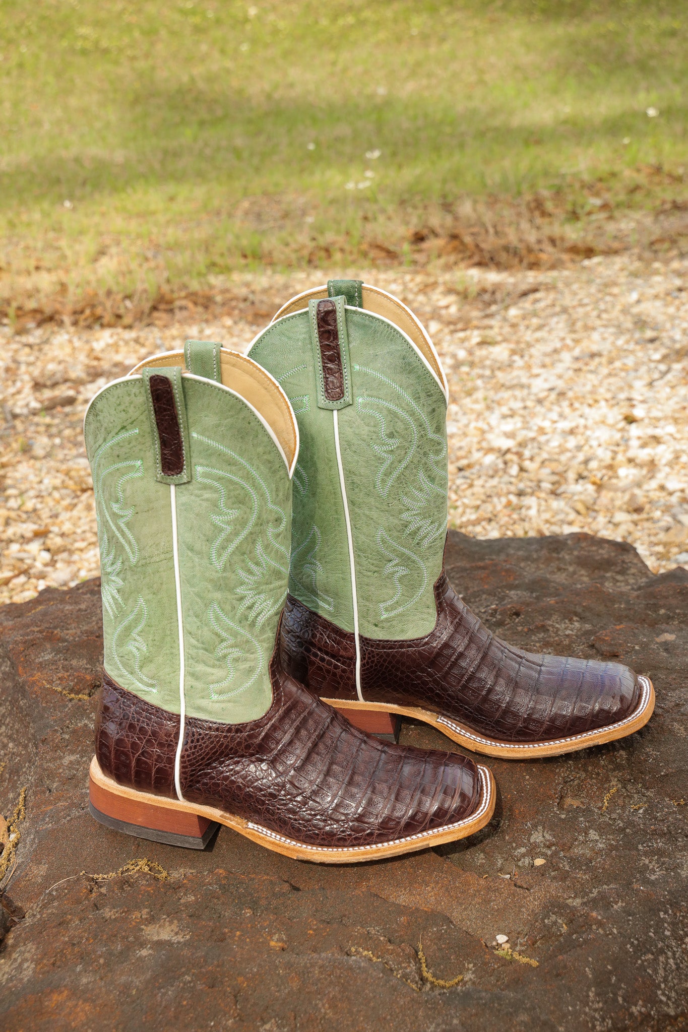 Men's Anderson Bean BC Exclusive Jade Caiman Boots