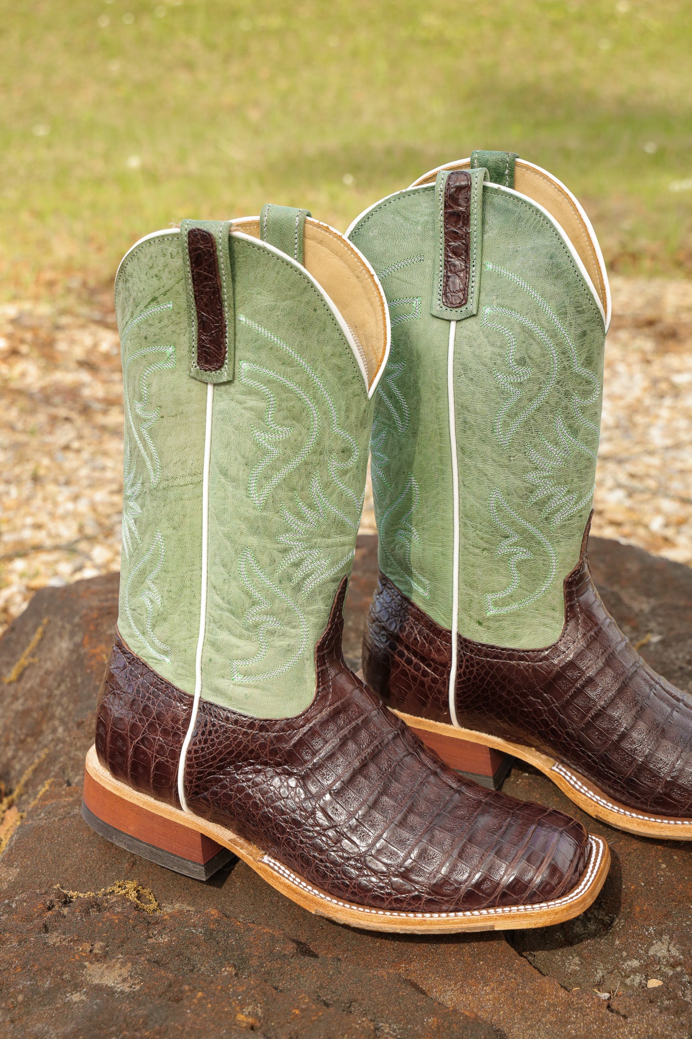 Men's Anderson Bean BC Exclusive Jade Caiman Boots