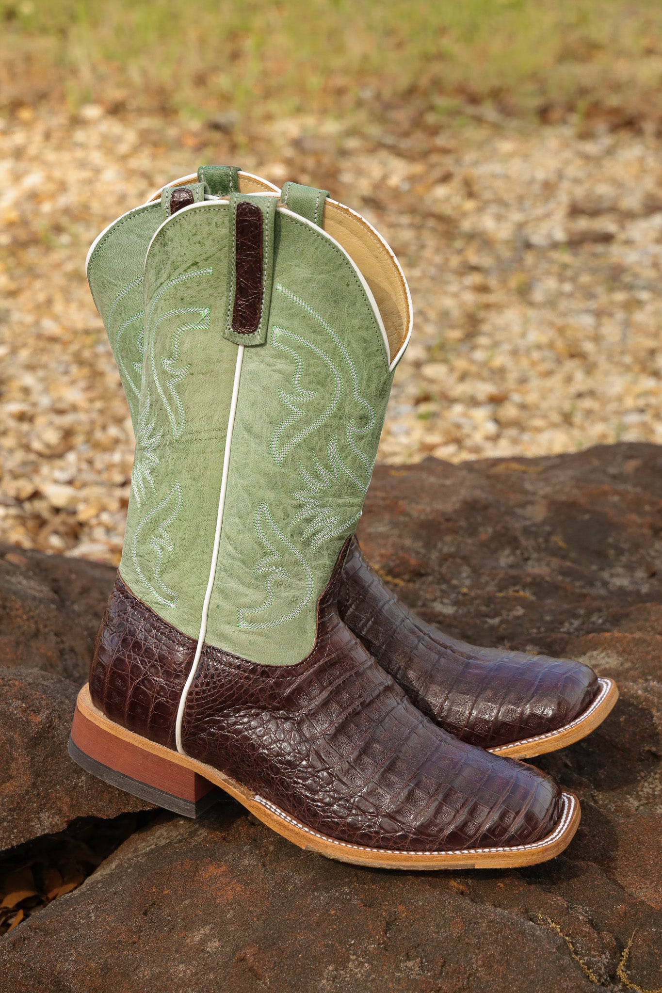 Men's Anderson Bean BC Exclusive Jade Caiman Boots