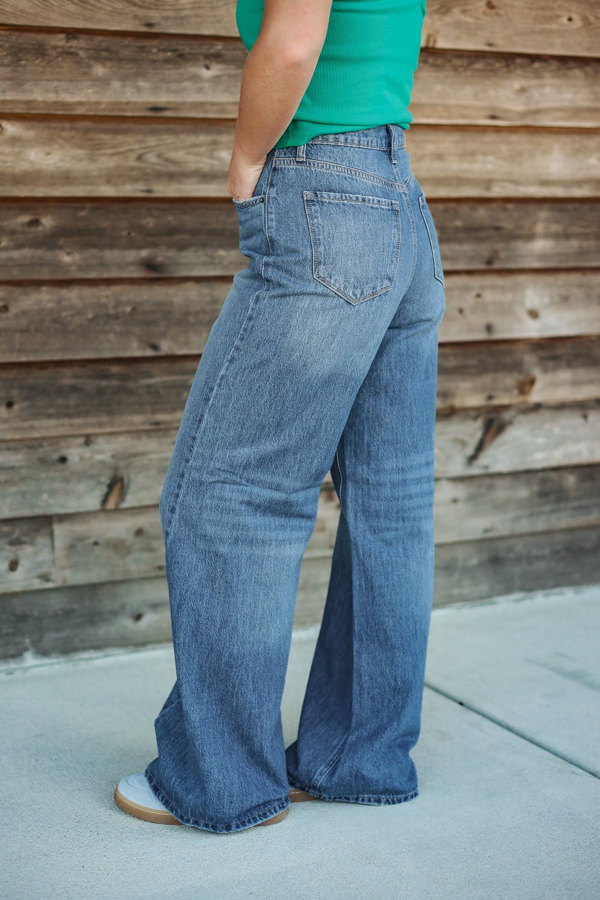 The Ava High Rise Wide Leg Jeans