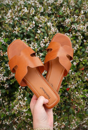Walk My Way New Tan Sandals