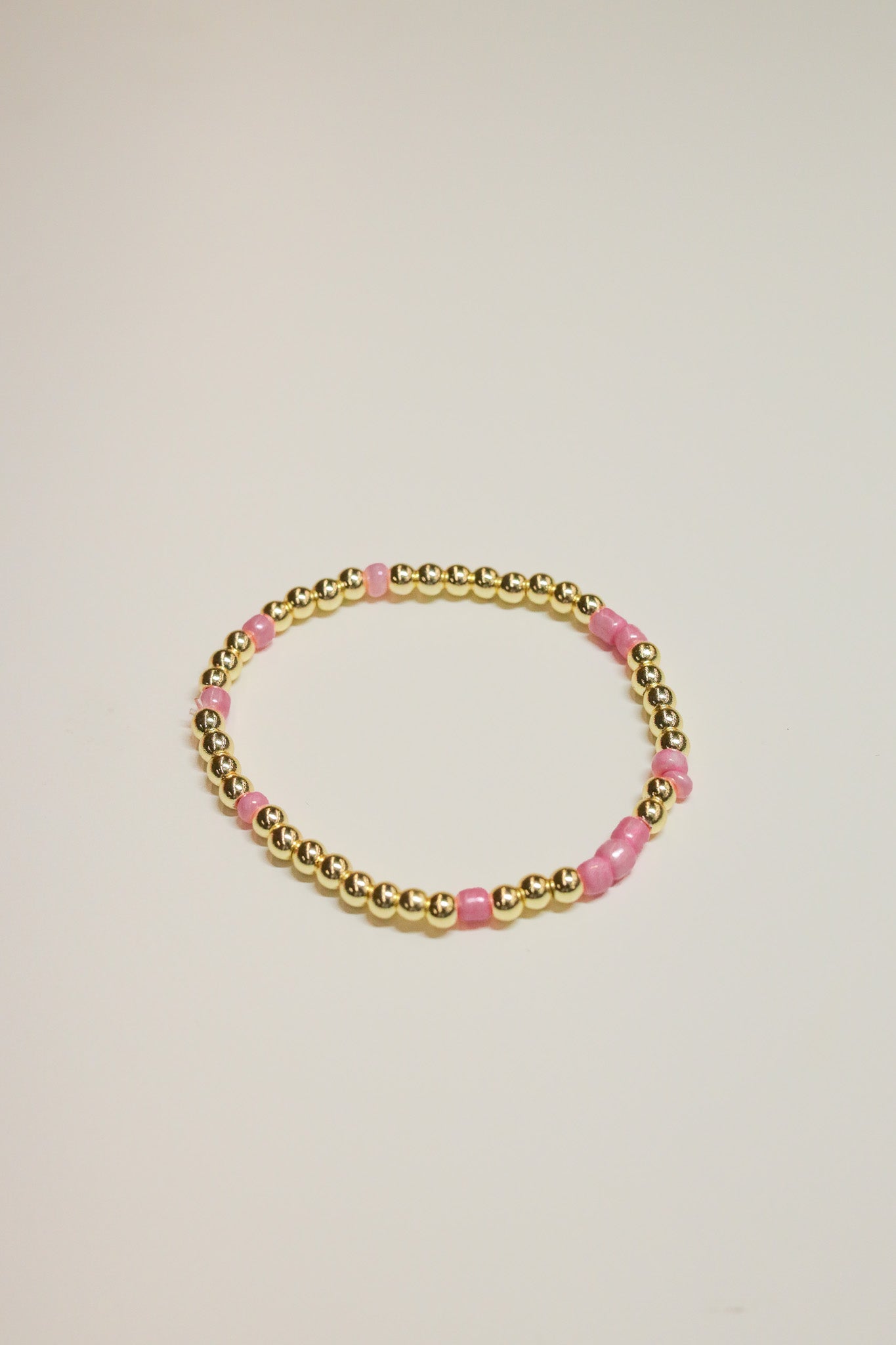 The Light Pink Gold Confetti Bracelet